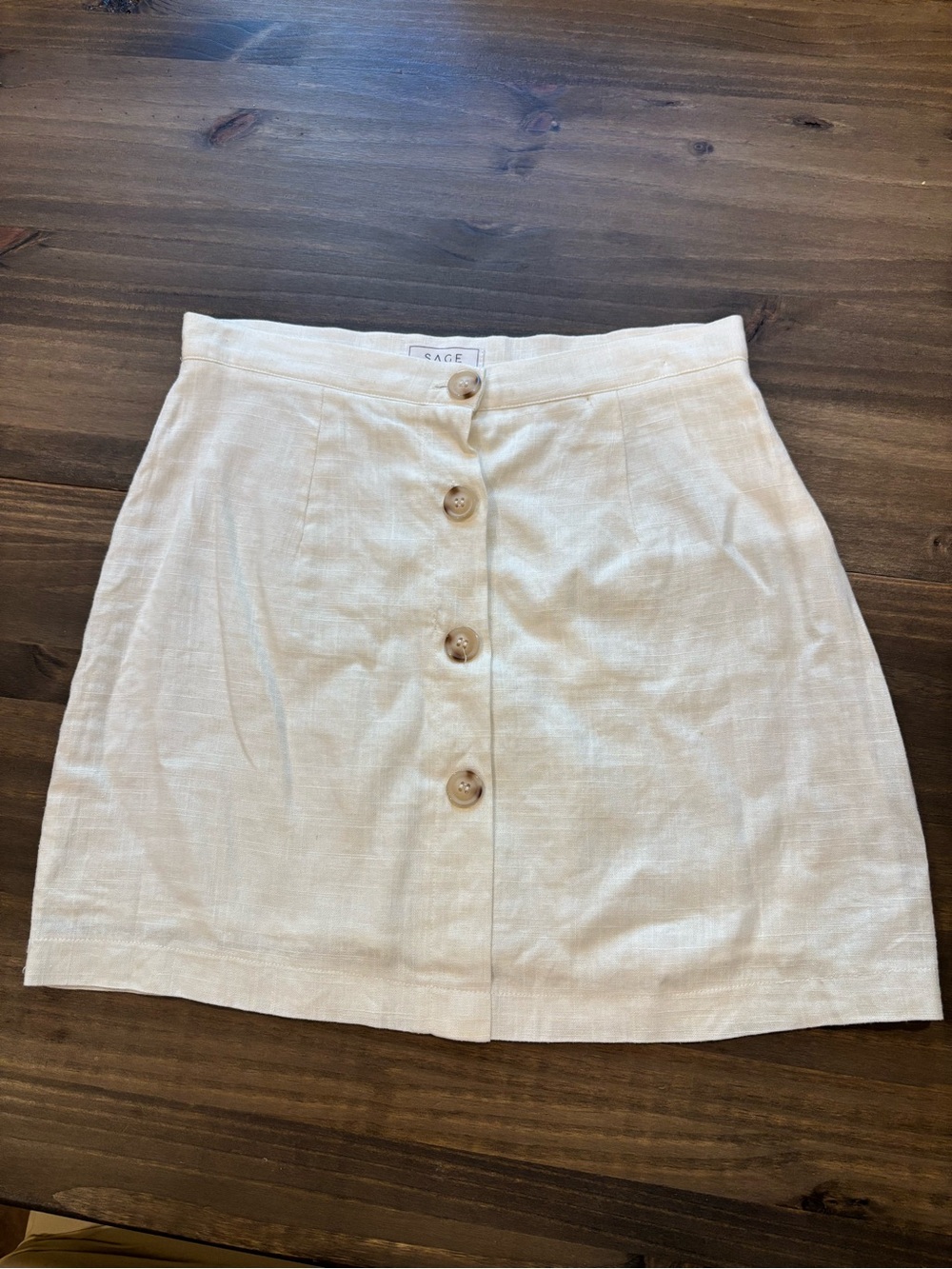 Sage The Label Linen Blend Skirt